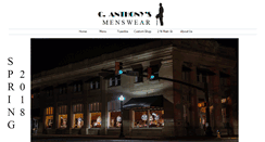 Desktop Screenshot of canthonysmenswear.com